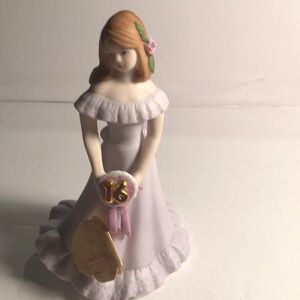 Girls Sweet sixteen celebration growing up figurine